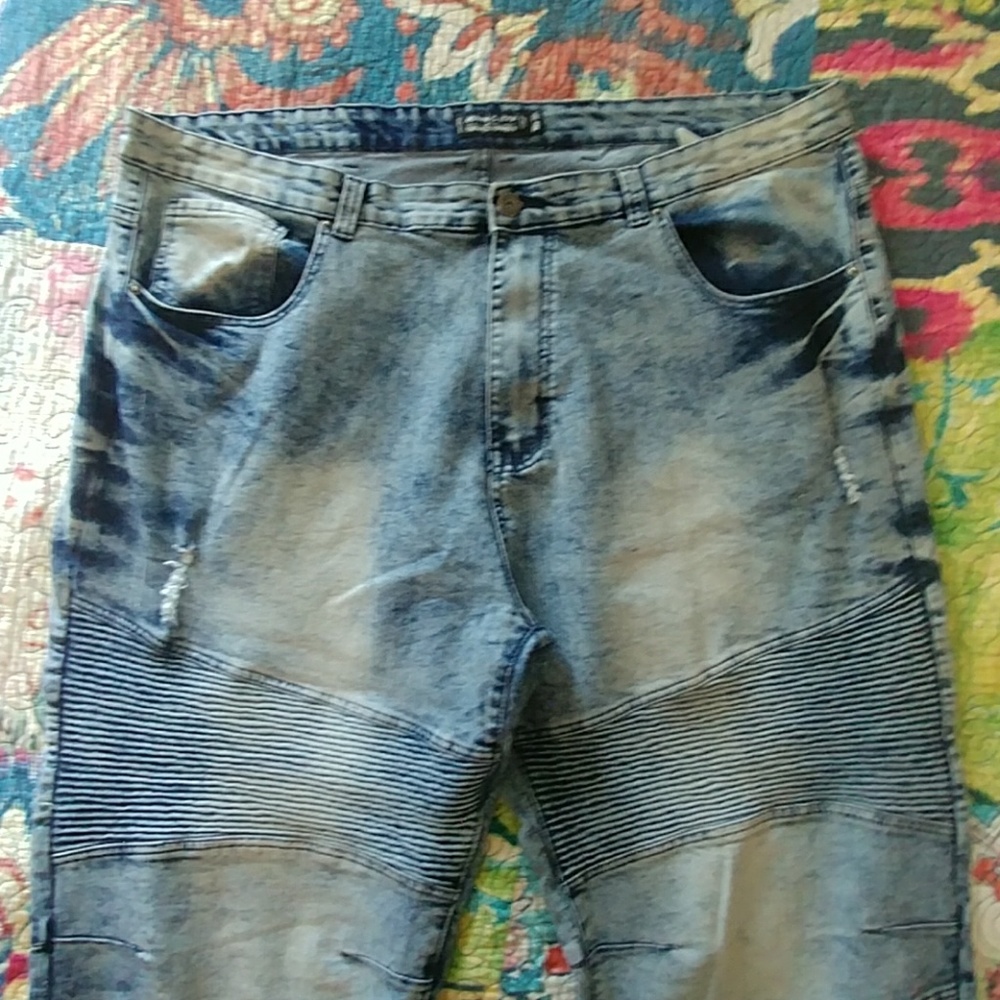 Men's Plus Size Modern Culture Jeans